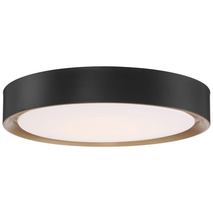 Malaga 1-Light LED Flush Mount in Matte Black Malaga 1-Light LED Flush Mount in Matte Black