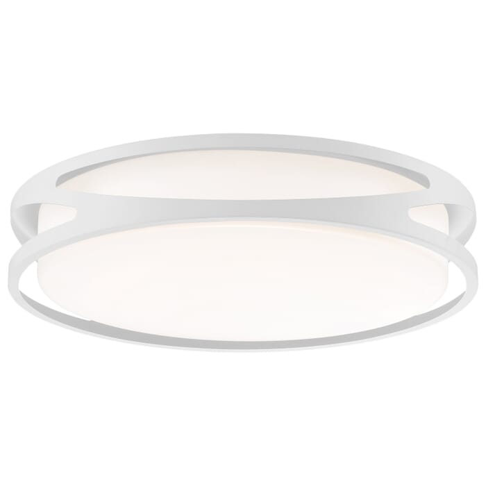 Lucia 1-Light LED Flush Mount in White Lucia 1-Light LED Flush Mount in White