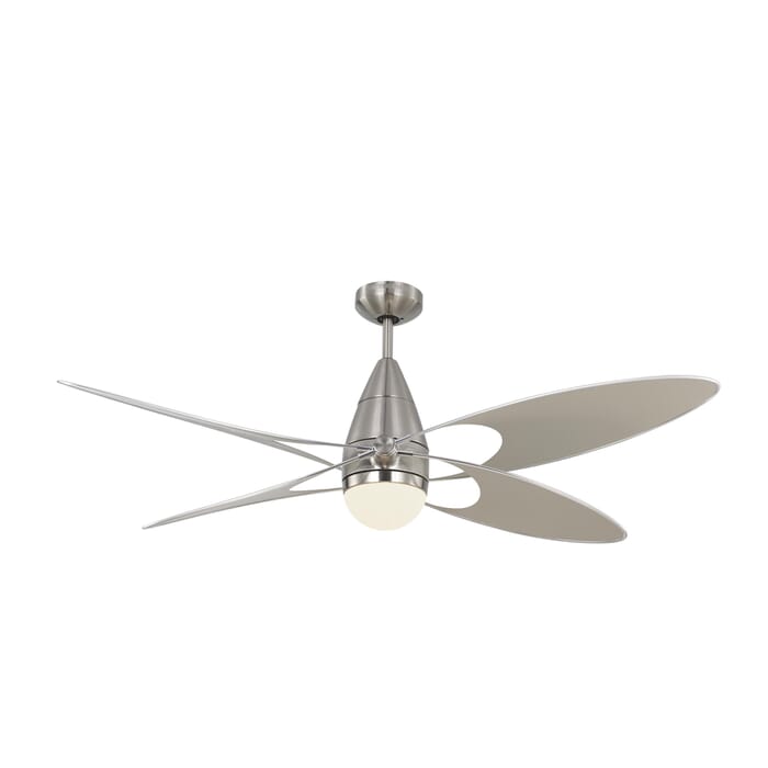 Monte Carlo Butterfly 54" Indoor Ceiling Fan in Brushed Steel Monte Carlo Butterfly 54" Indoor Ceiling Fan in Brushed Steel