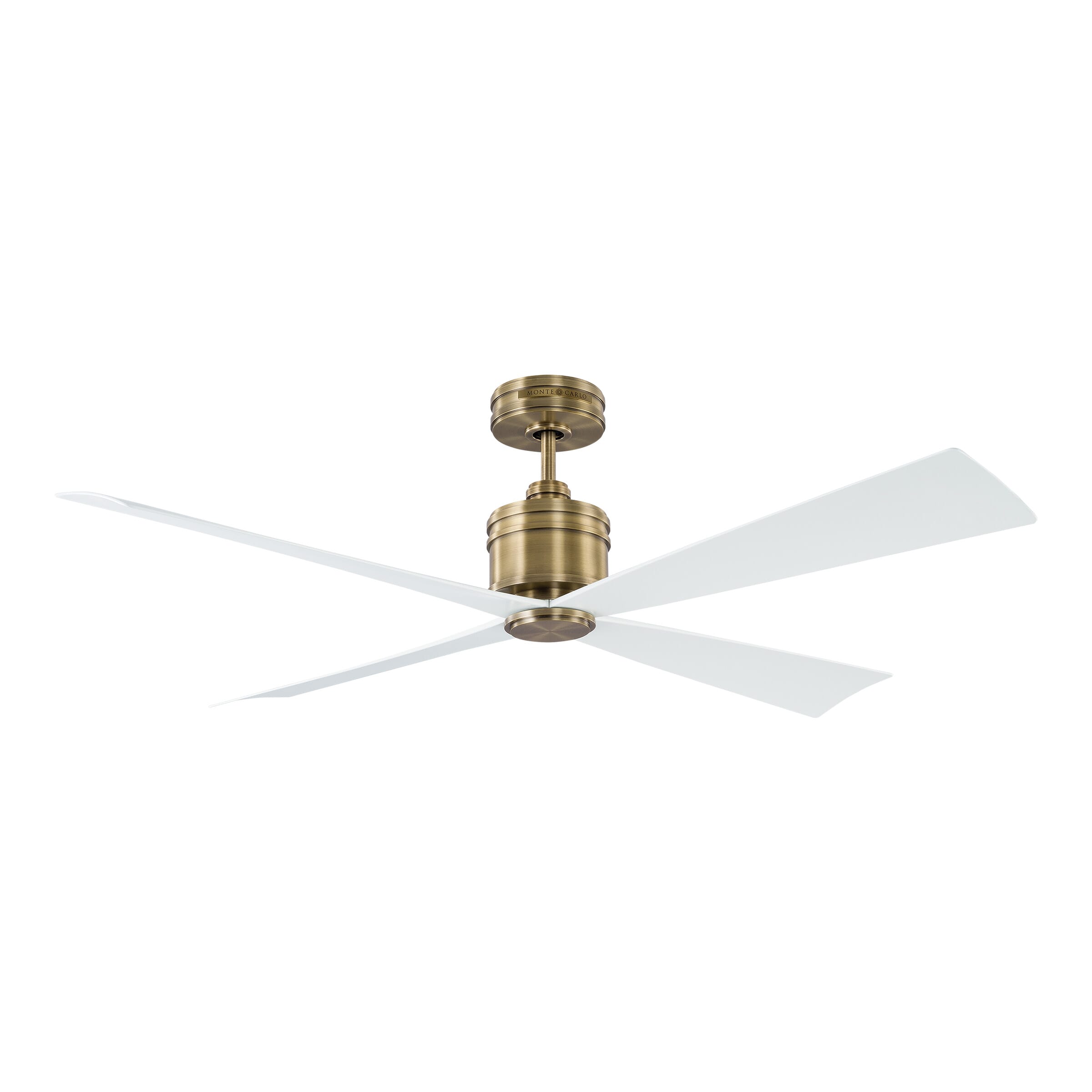 Launceton 56" Indoor Ceiling Fan in Hand-Rubbed Antique Brass