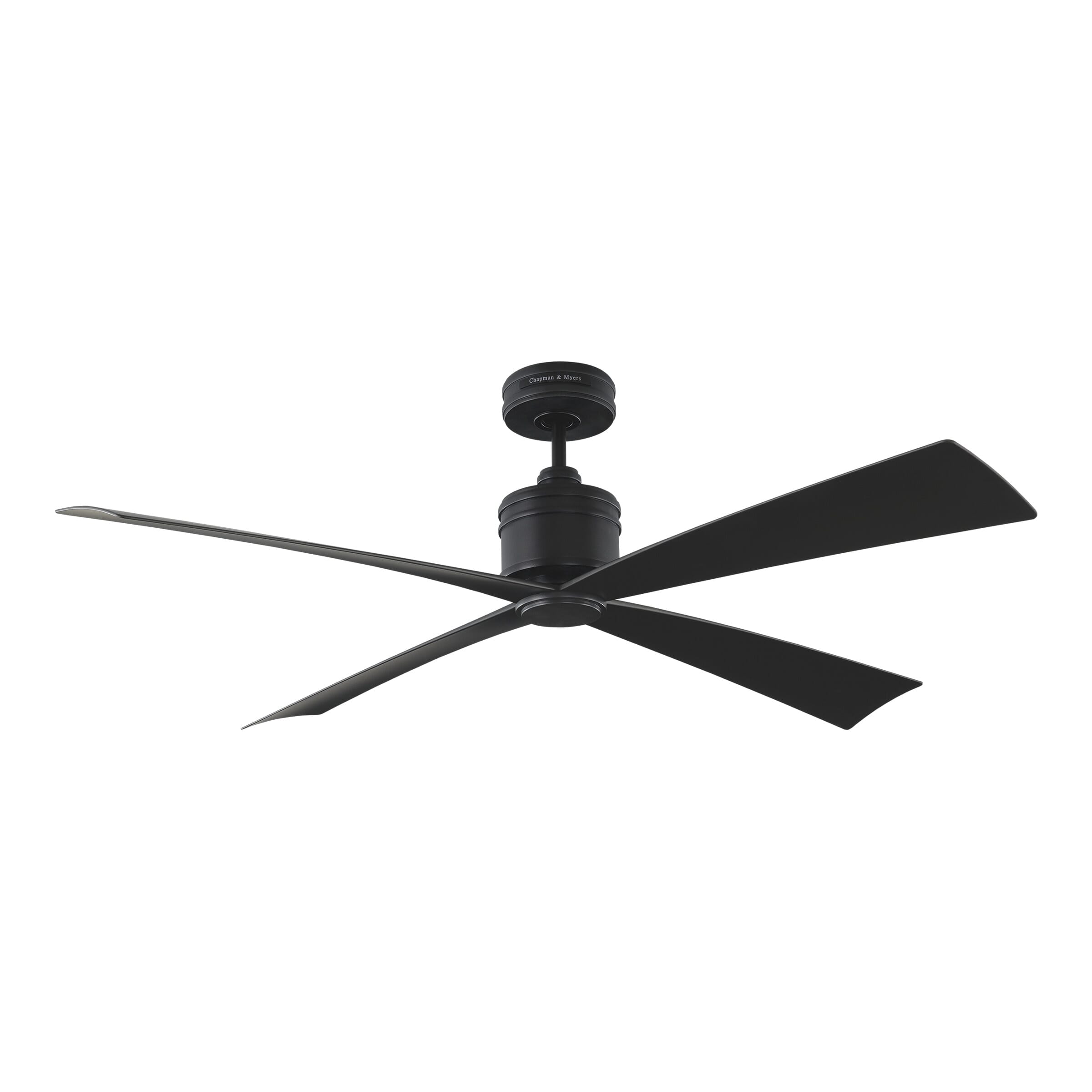 Launceton 56" Indoor Ceiling Fan in Midnight Black