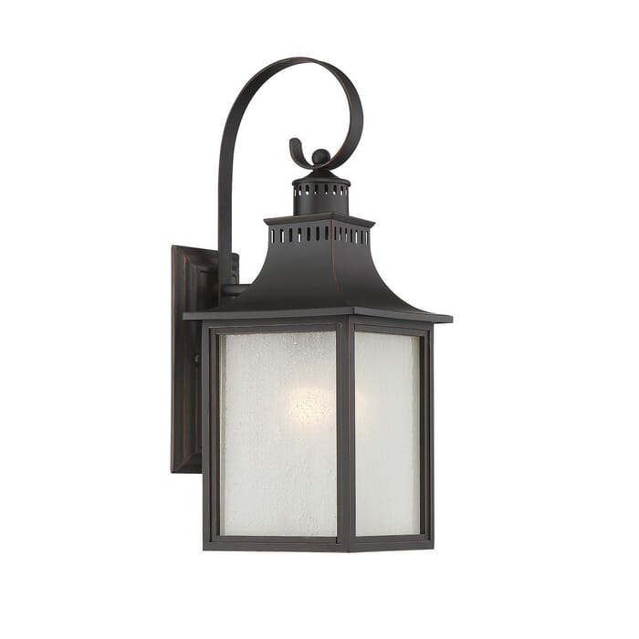 Savoy House Monte Grande 1-Light Outdoor Wall Lantern in Slate Savoy House Monte Grande 1-Light Outdoor Wall Lantern in Slate