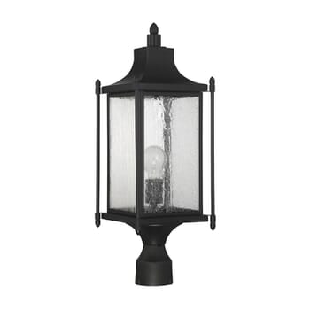 Savoy House Dunnmore 1-Light Outdoor Post Lantern in Black