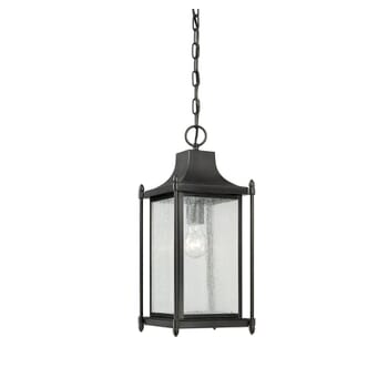 Savoy House Dunnmore 1-Light Outdoor Hanging Lantern in Black