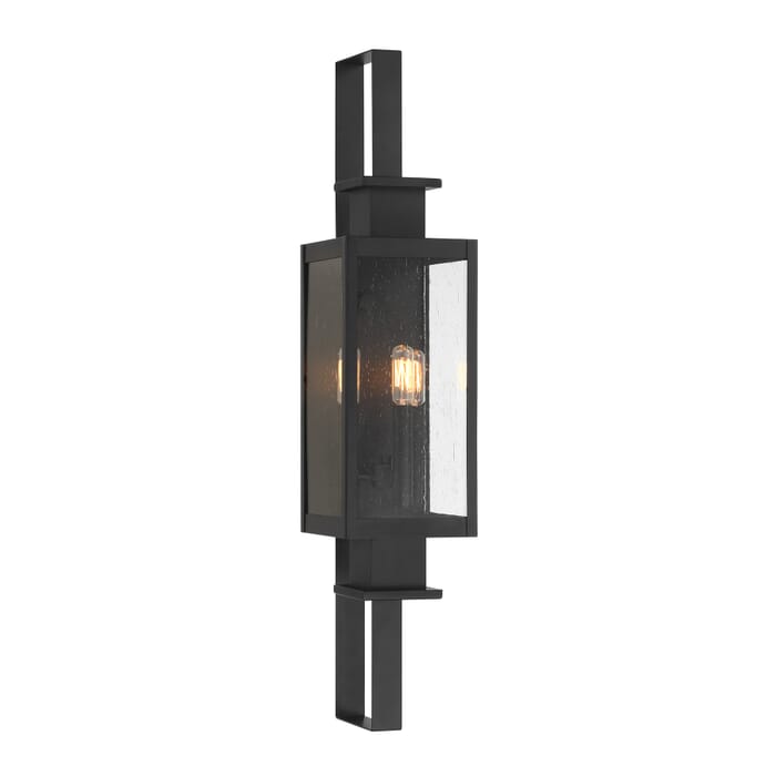 Ascott 3-Light Outdoor Wall Lantern in Matte Black Ascott 3-Light Outdoor Wall Lantern in Matte Black