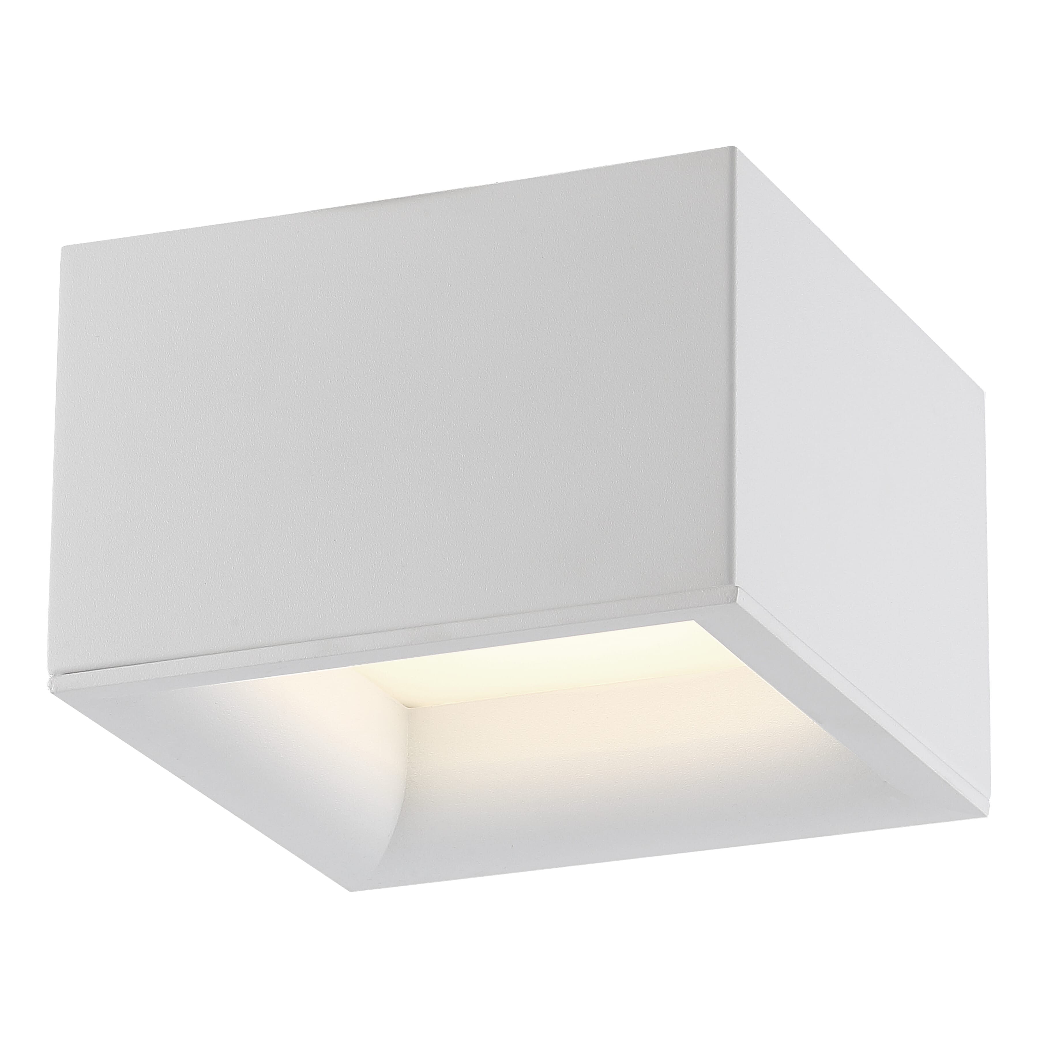 Access Bloc Ceiling Light in White - 50009LEDD-WH/ACR