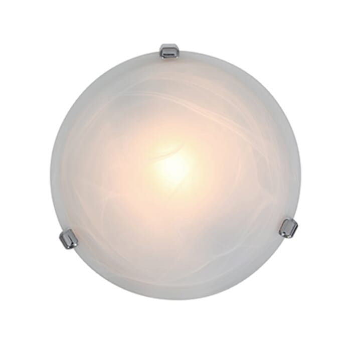 Access Lighting Nimbus 4" Alabaster Glass Flush Mount in Chrome Access Lighting Nimbus 4" Alabaster Glass Flush Mount in Chrome