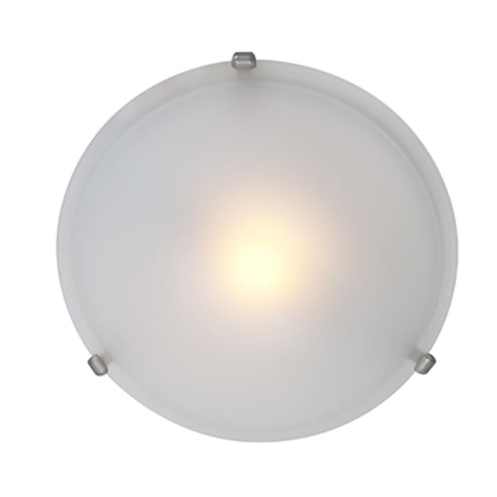 Access Lighting Nimbus 5" Frosted Glass Flush Mount in Satin Access Lighting Nimbus 5" Frosted Glass Flush Mount in Satin