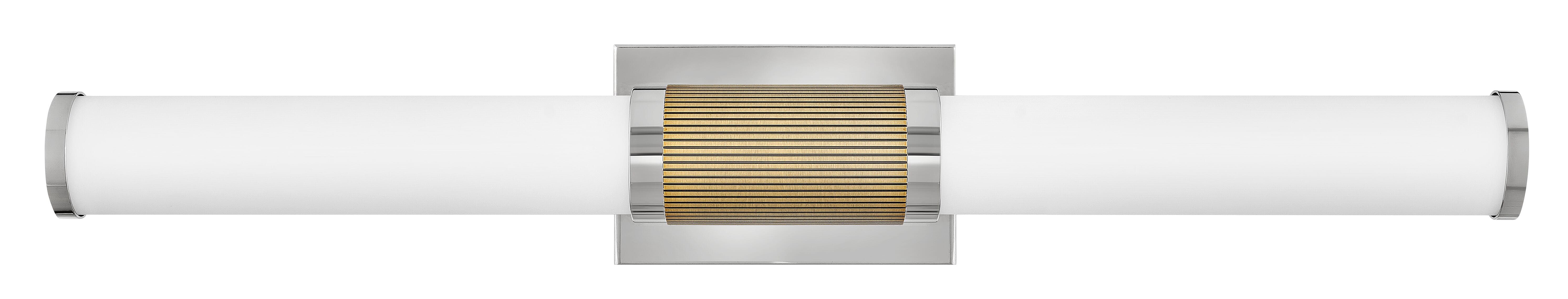Polished Nickel LED Vanity from the Zevi Collection