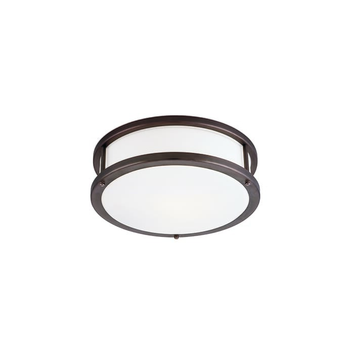 Access Lighting Conga 4.5" 2-Light Opal Glass Flush Mount in Bronze Access Lighting Conga 4.5" 2-Light Opal Glass Flush Mount in Bronze
