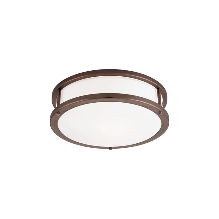 Access Lighting Conga 5.25" 3-Light Opal Glass Flush Mount in Bronze Access Lighting Conga 5.25" 3-Light Opal Glass Flush Mount in Bronze