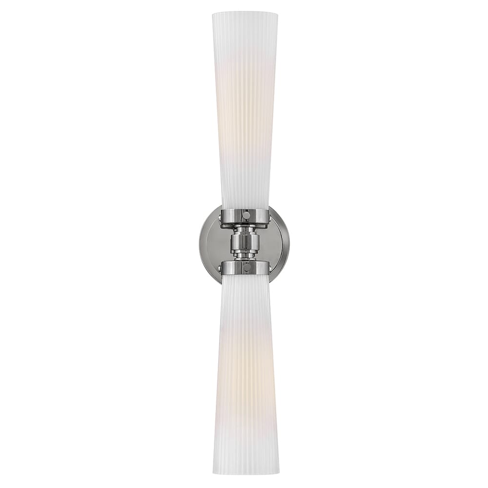 Polished Nickel LED Bathroom Vanity Light from the Jude Collection