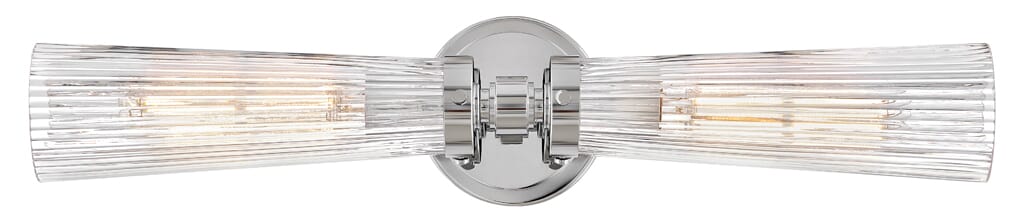 Polished Nickel LED Vanity from the Jude Collection