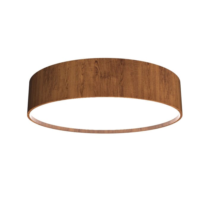 Cylindrical LED Ceiling Mount in Imbuia Cylindrical LED Ceiling Mount in Imbuia