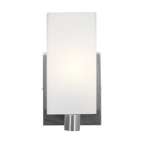 Access Archi 9" Bathroom Vanity Light in Brushed Steel