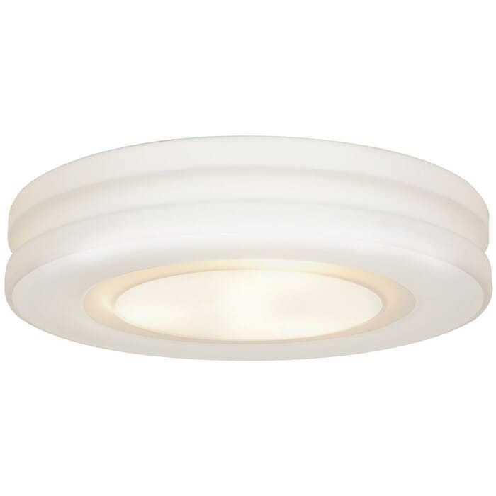 Access Lighting Altum 3.9" 3-Light Opal Glass Flush Mount in White Access Lighting Altum 3.9" 3-Light Opal Glass Flush Mount in White