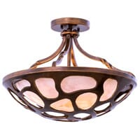 Gramercy 3-Light Ceiling Light in Copper Patina