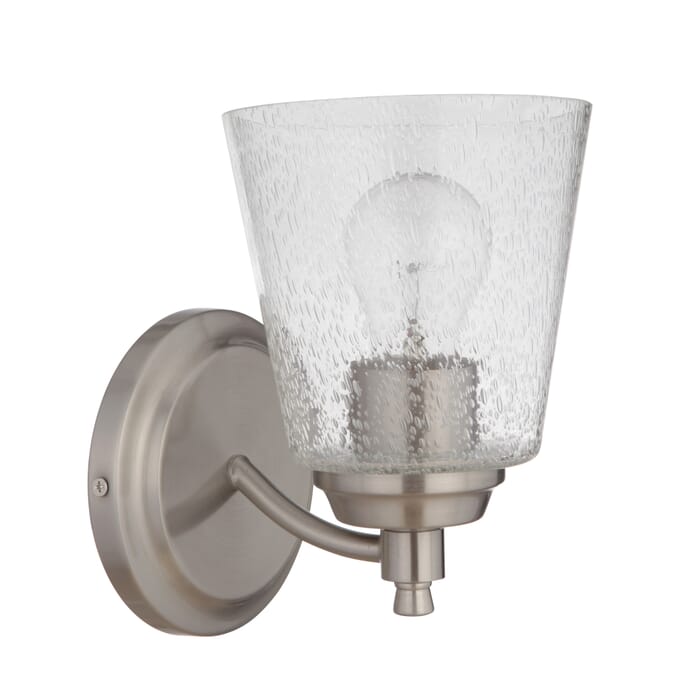 Craftmade Tyler 10" Wall Sconce in Brushed Polished Nickel Craftmade Tyler 10" Wall Sconce in Brushed Polished Nickel