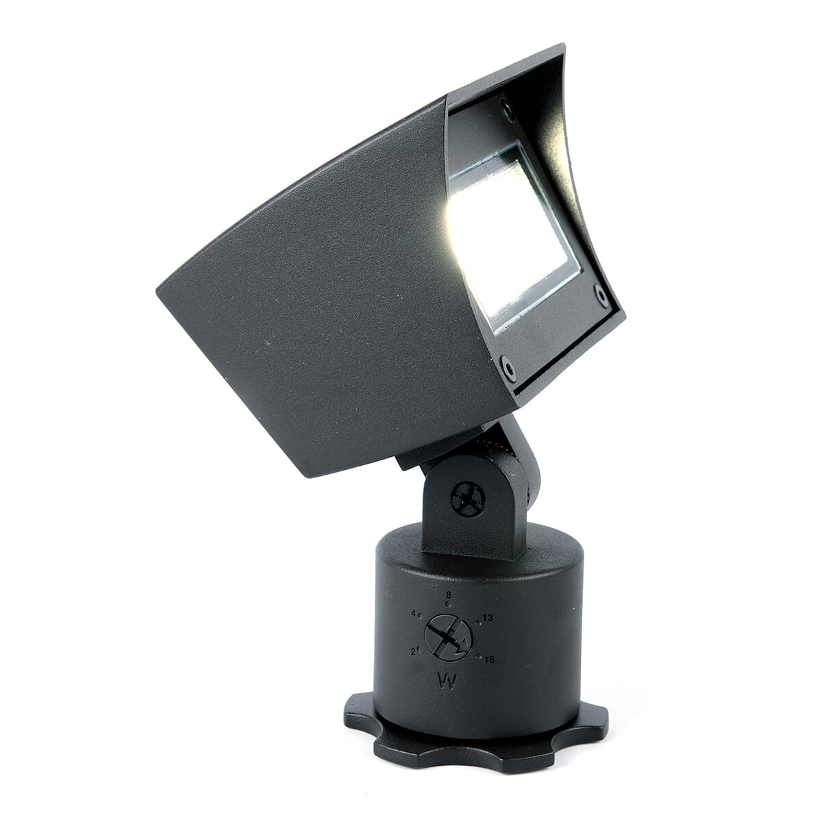 WAC Wall Wash 2700K 6" Landscape Flood Light in Black on Aluminum - 5021-27BK