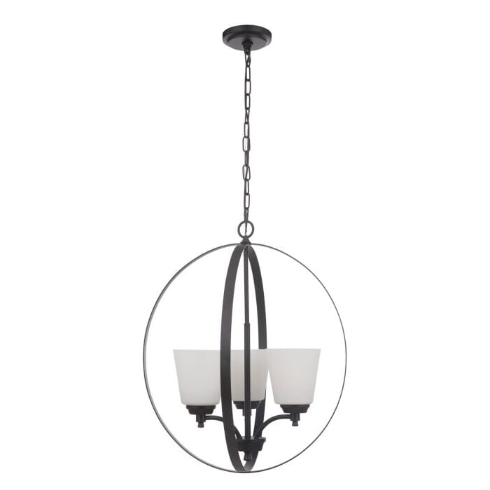 Craftmade Tyler 3-Light 21" Foyer Light in Flat Black Craftmade Tyler 3-Light 21" Foyer Light in Flat Black