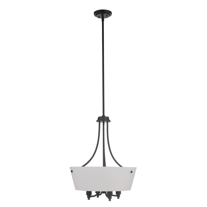 Craftmade Tyler 4-Light 19" Foyer Light in Flat Black Craftmade Tyler 4-Light 19" Foyer Light in Flat Black