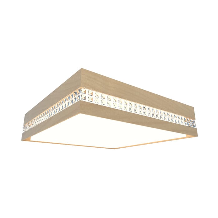 Crystals LED Ceiling Mount in Maple Crystals LED Ceiling Mount in Maple