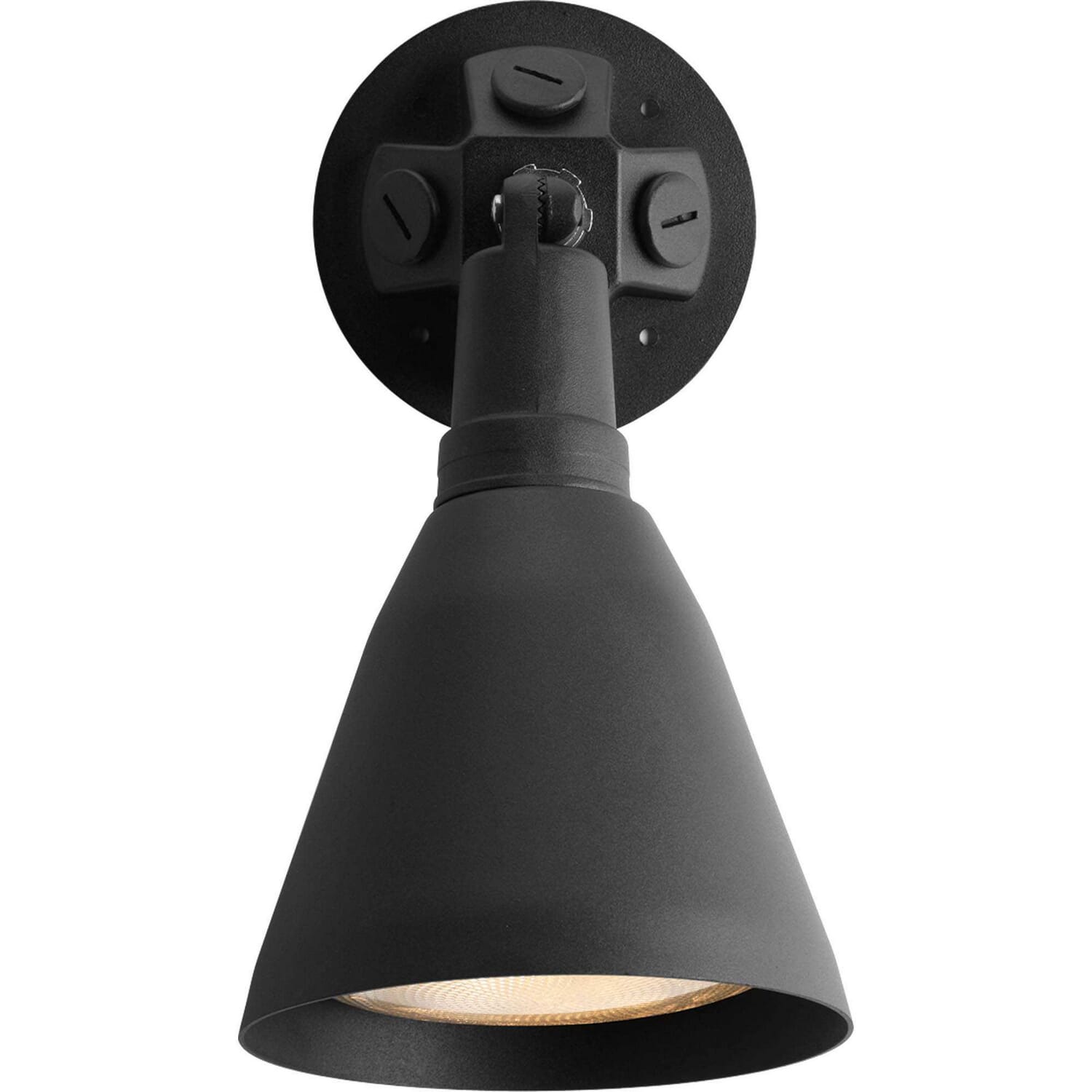 Black One Light Wall Lantern from the Par Lampholder Collection
