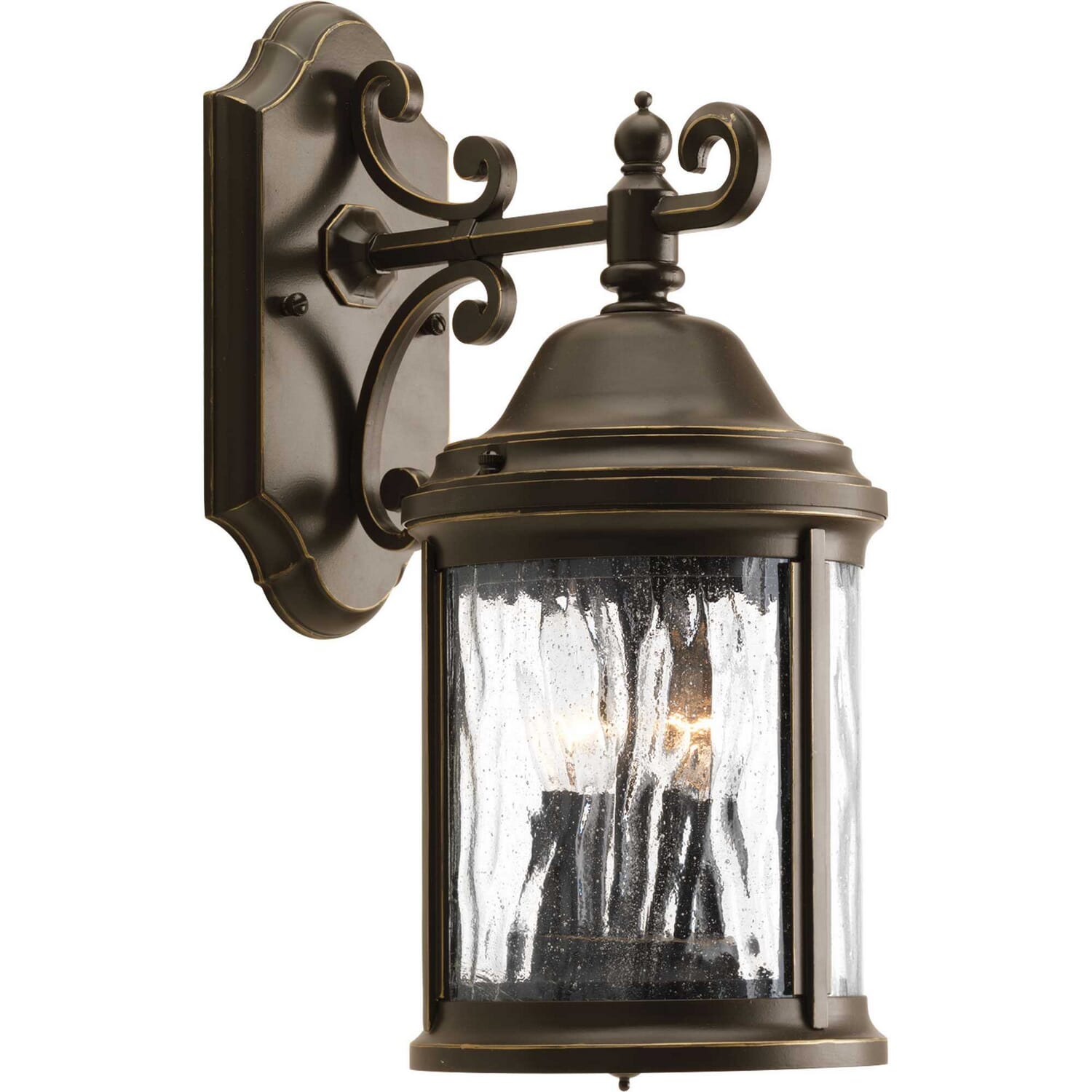 Antique Bronze Two Light Wall Lantern from the Ashmore Collection