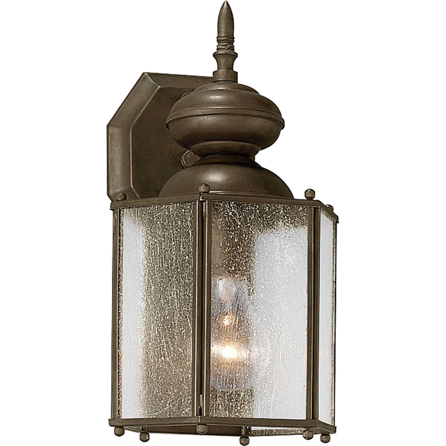 Antique Bronze One Light Wall Lantern from the Roman Coach Collection