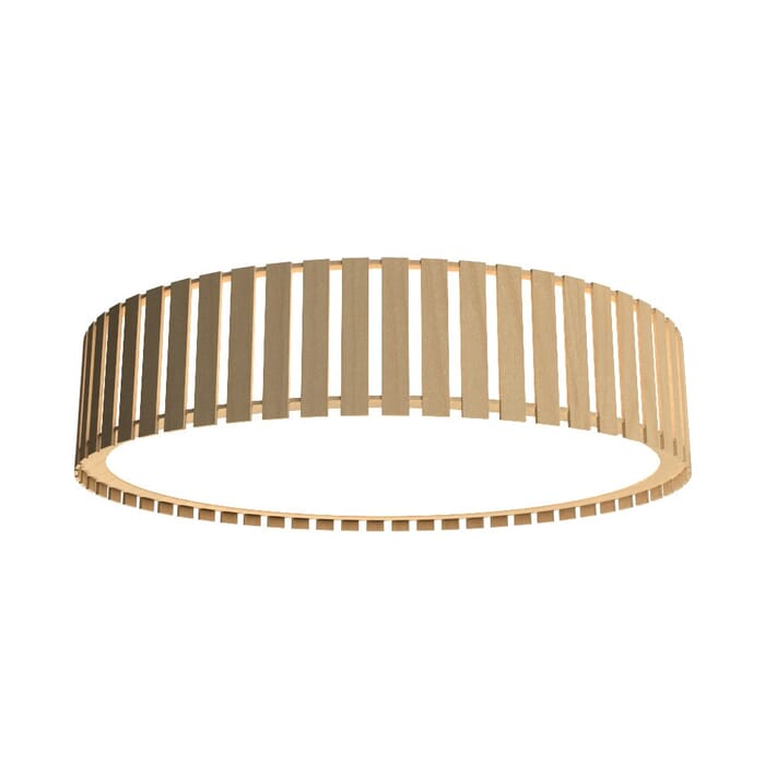 Slatted LED Ceiling Mount in Maple Slatted LED Ceiling Mount in Maple