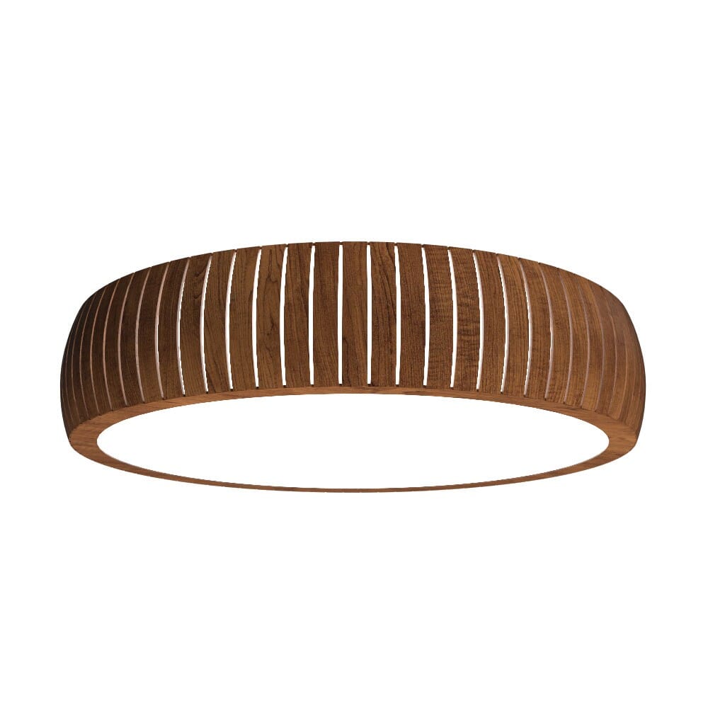 Barrel LED Ceiling Mount in Imbuia