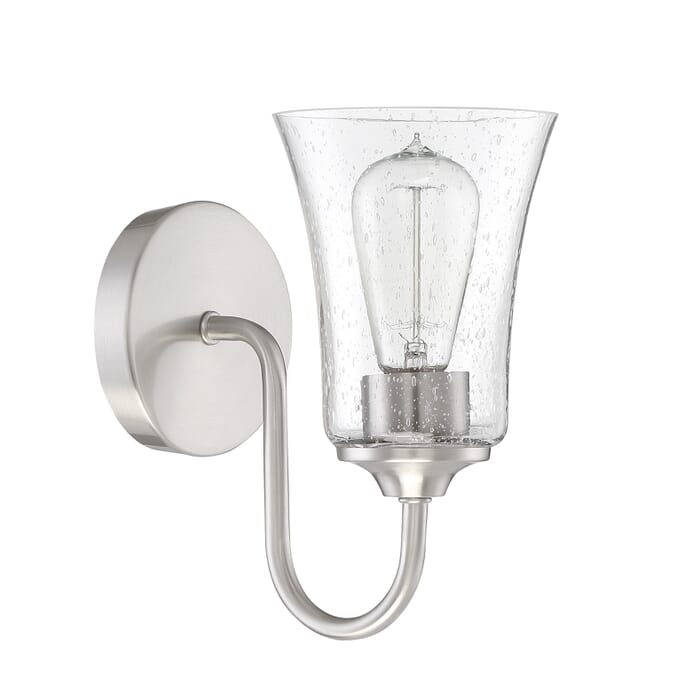 Craftmade Gwyneth Wall Sconce in Brushed Polished Nickel Craftmade Gwyneth Wall Sconce in Brushed Polished Nickel