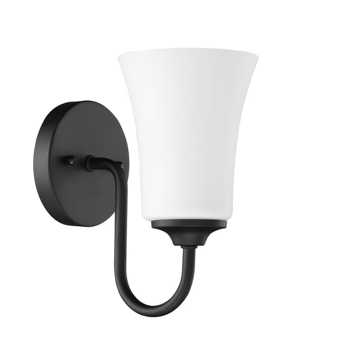 Craftmade Gwyneth Wall Sconce in Flat Black Craftmade Gwyneth Wall Sconce in Flat Black