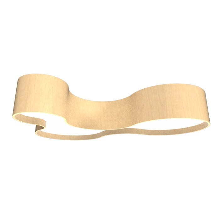 Organic LED Ceiling Mount in Maple