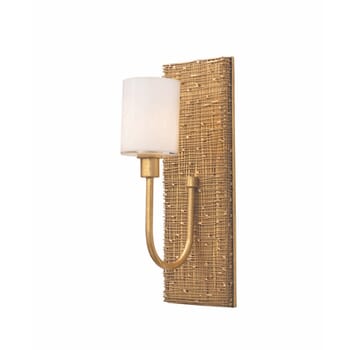 Kalco Cestino 14" Wall Sconce in Gold Leaf