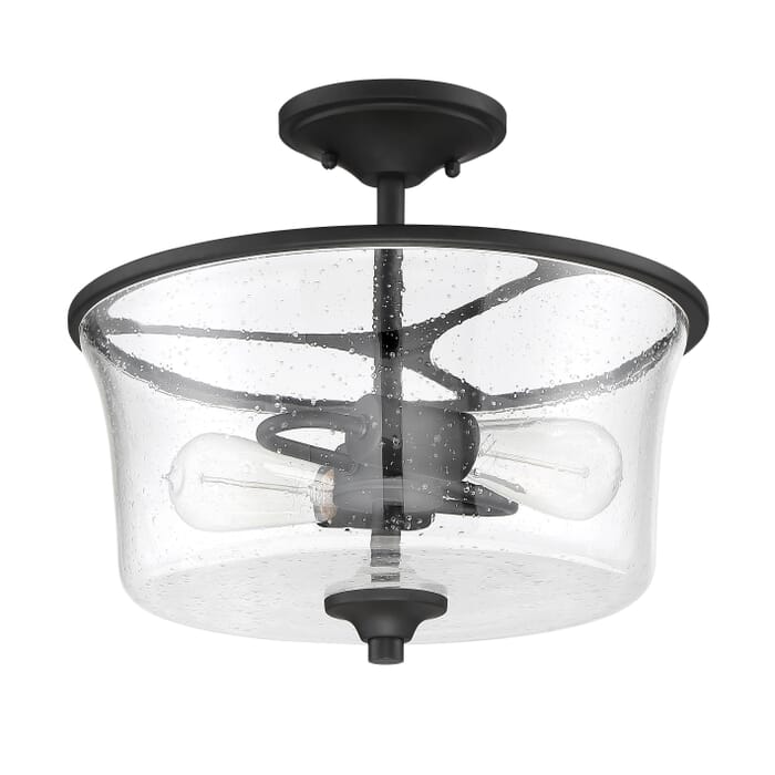 Craftmade Gwyneth 2-Light Ceiling Light in Flat Black Craftmade Gwyneth 2-Light Ceiling Light in Flat Black