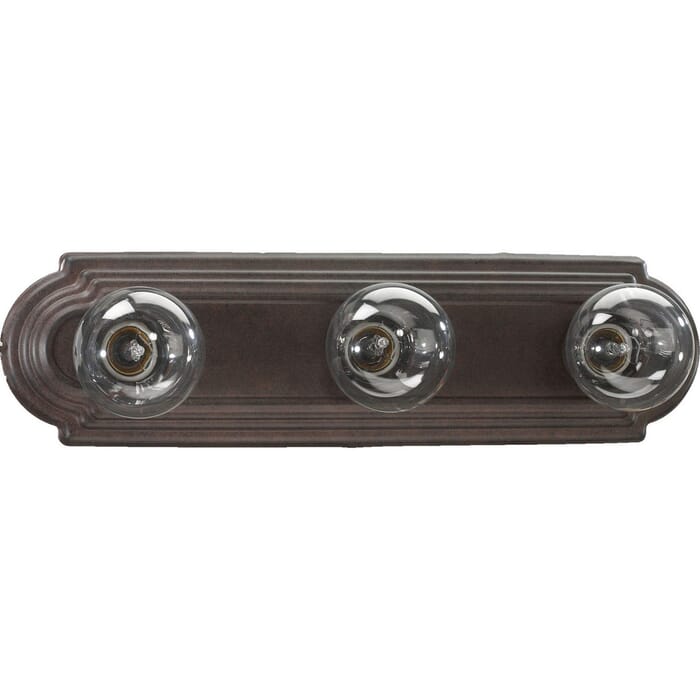 Quorum Quorum Home 3-Light 5" Bathroom Vanity Light in Toasted Sienna Quorum Quorum Home 3-Light 5" Bathroom Vanity Light in Toasted Sienna