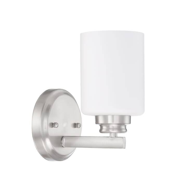Craftmade Bolden Wall Sconce in Brushed Polished Nickel Craftmade Bolden Wall Sconce in Brushed Polished Nickel