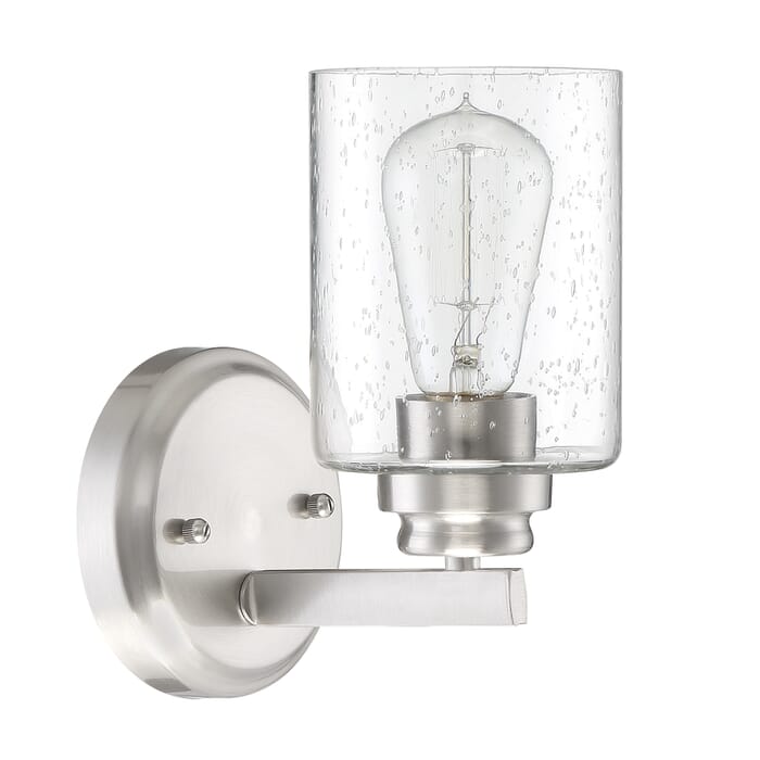 Craftmade Bolden Wall Sconce in Brushed Polished Nickel Craftmade Bolden Wall Sconce in Brushed Polished Nickel