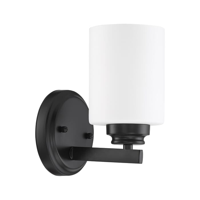 Craftmade Bolden Wall Sconce in Flat Black Craftmade Bolden Wall Sconce in Flat Black