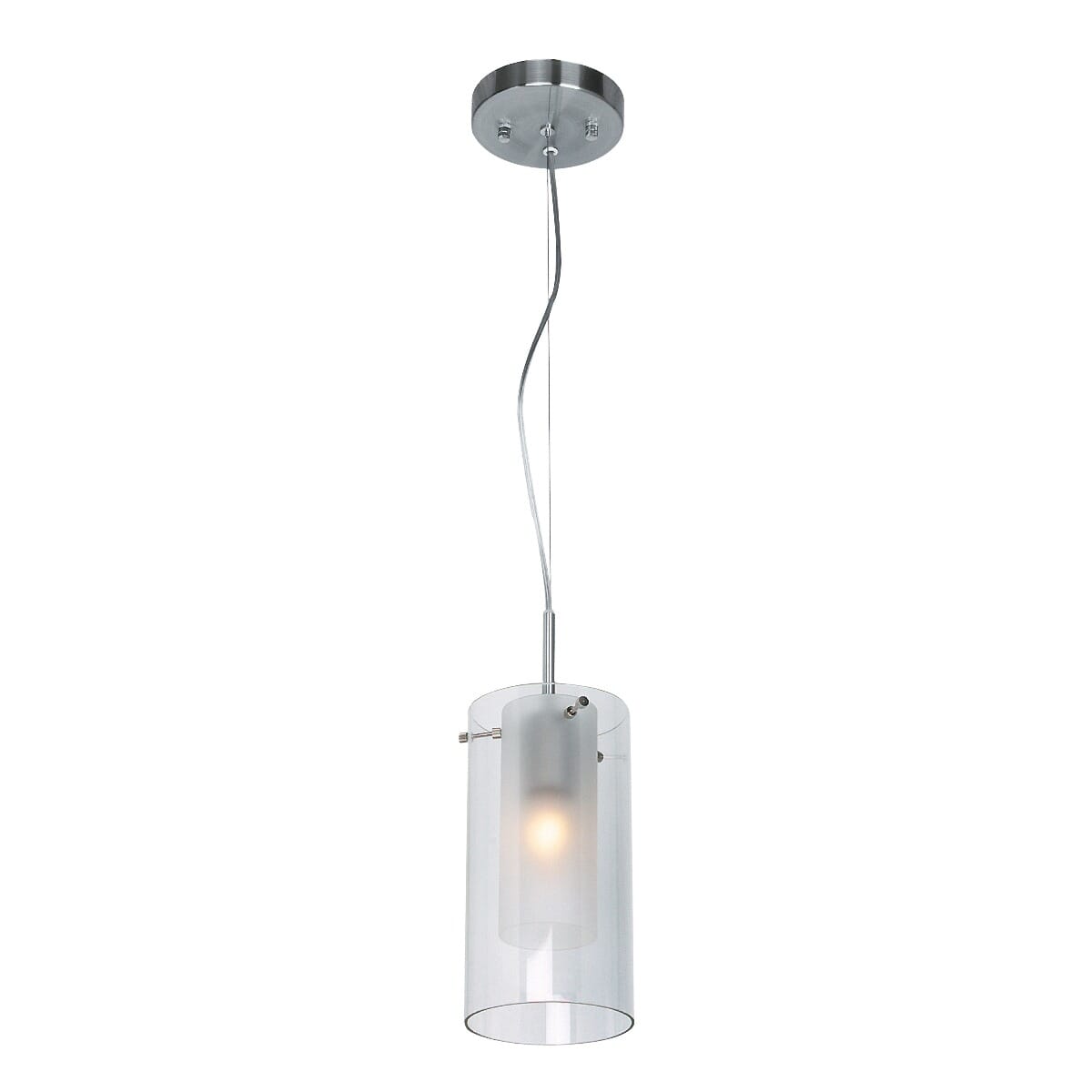 Access Proteus Pendant Light in Brushed Steel