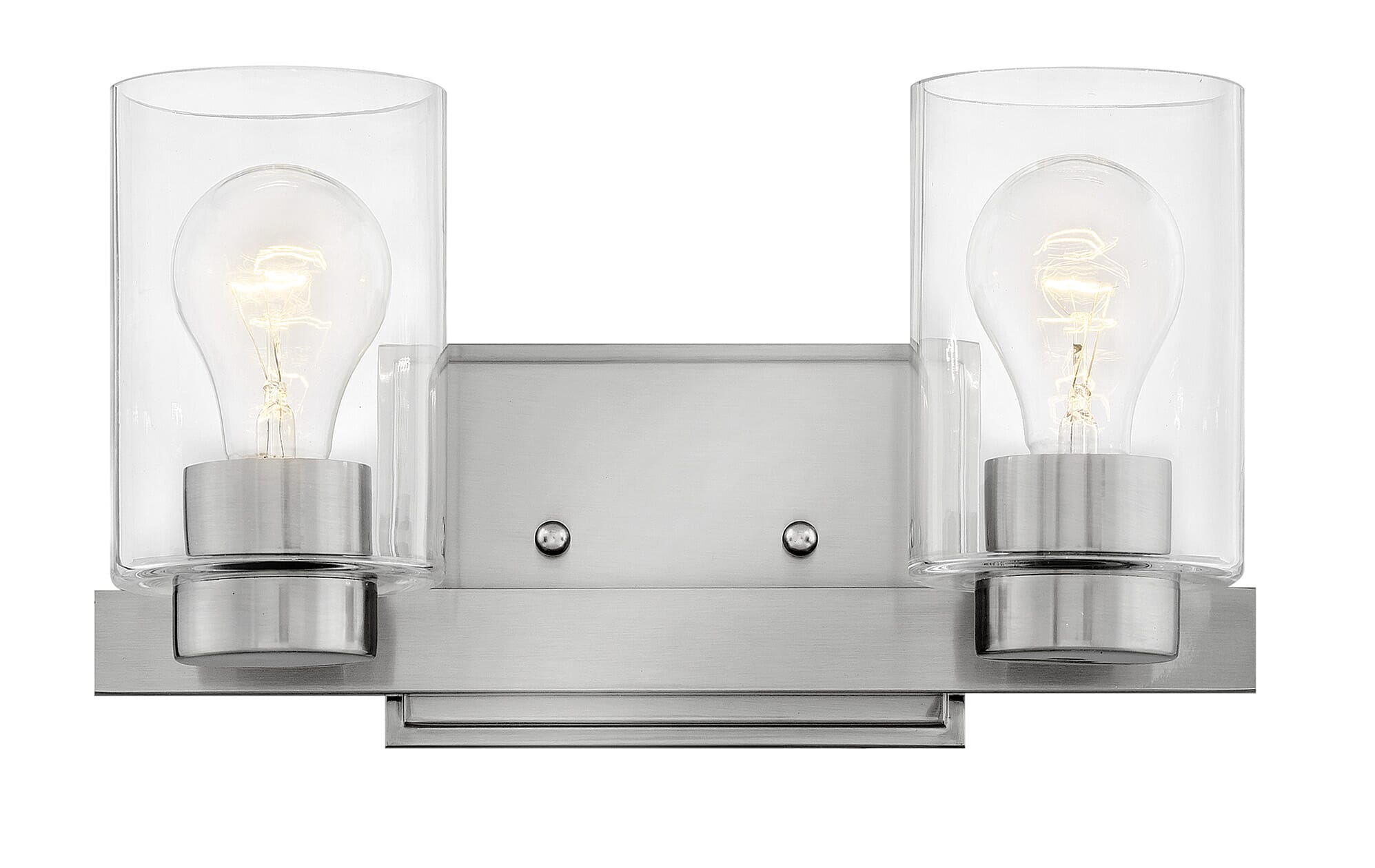 Brushed Nickel LED Bath from the Miley Collection