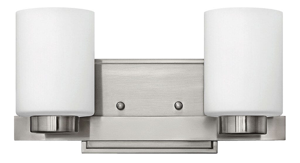 Brushed Nickel LED Bath from the Miley Collection