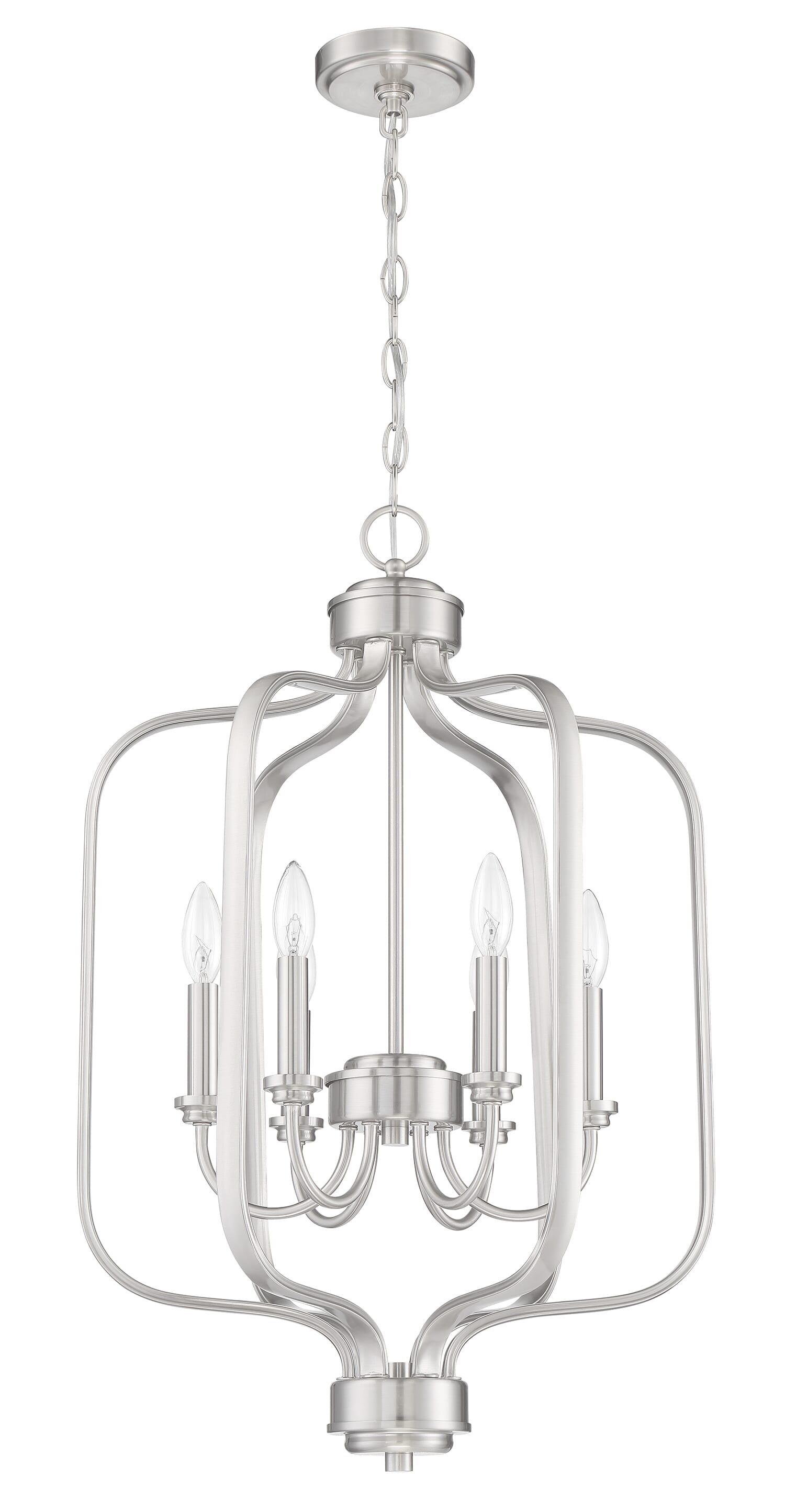 Craftmade Bolden 6-Light Foyer Light in Brushed Polished Nickel - 50536-BNK