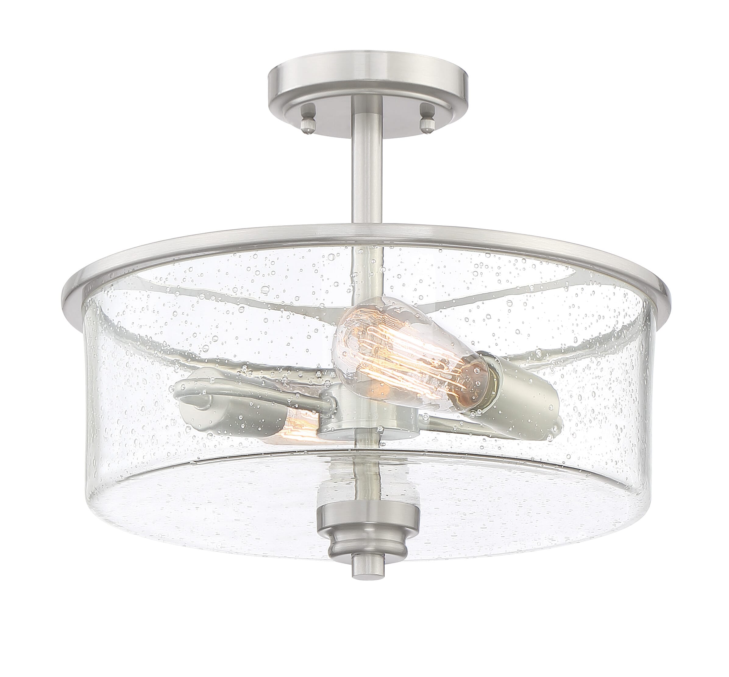 Craftmade Bolden 2-Light Ceiling Light in Brushed Polished Nickel