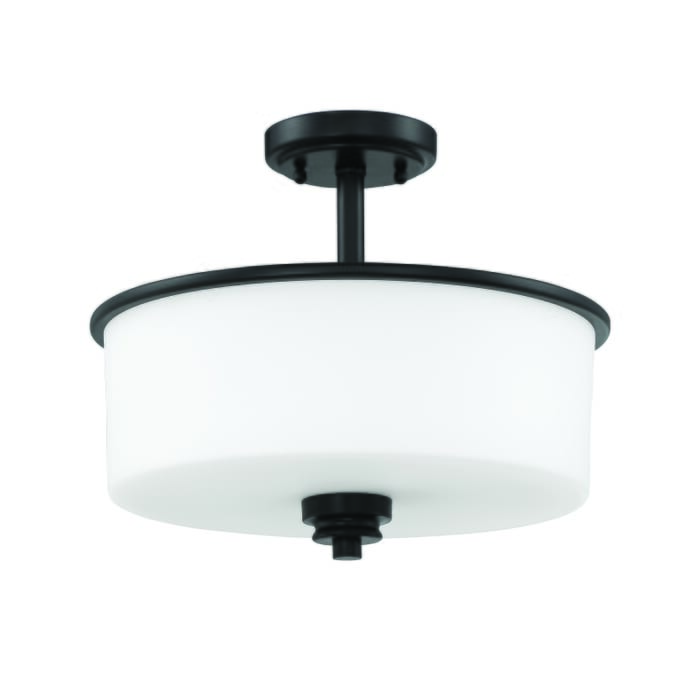 Craftmade Bolden 2-Light Ceiling Light in Flat Black Craftmade Bolden 2-Light Ceiling Light in Flat Black
