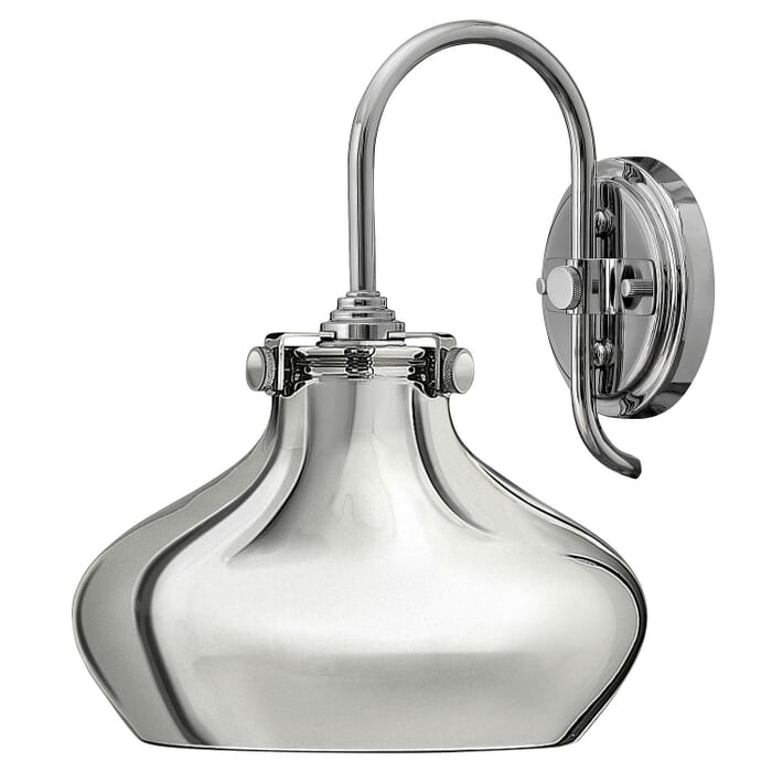 Congress 1-Light Sconce in Chrome Congress 1-Light Sconce in Chrome