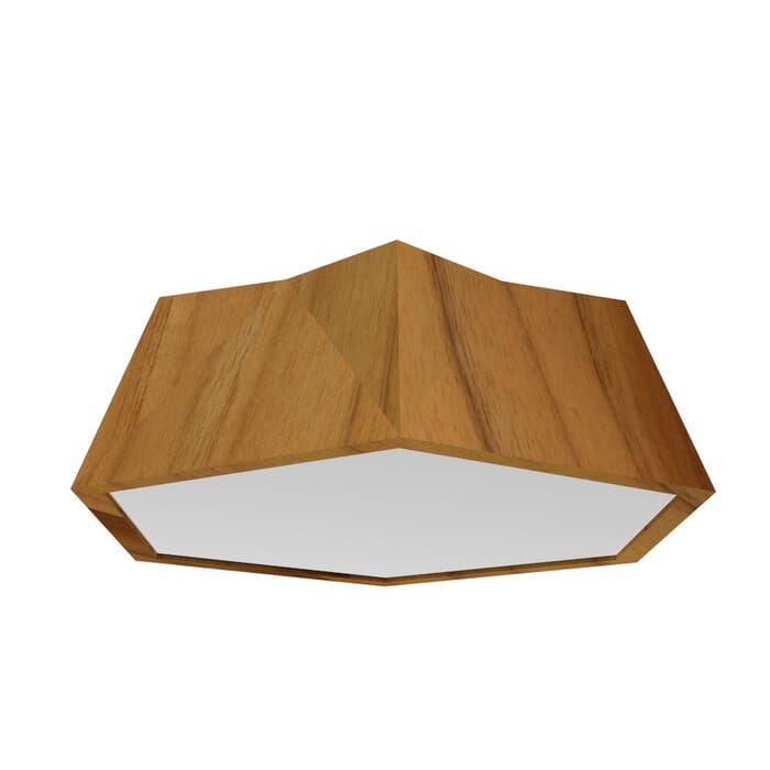 Physalis LED Ceiling Mount in Teak Physalis LED Ceiling Mount in Teak