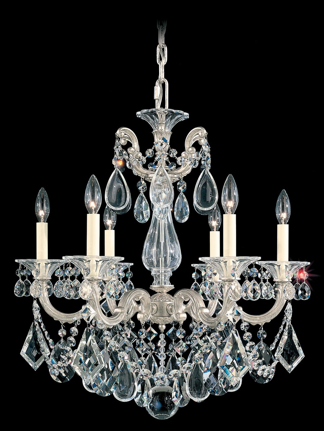 La Scala 6-Light Chandelier in Heirloom Bronze