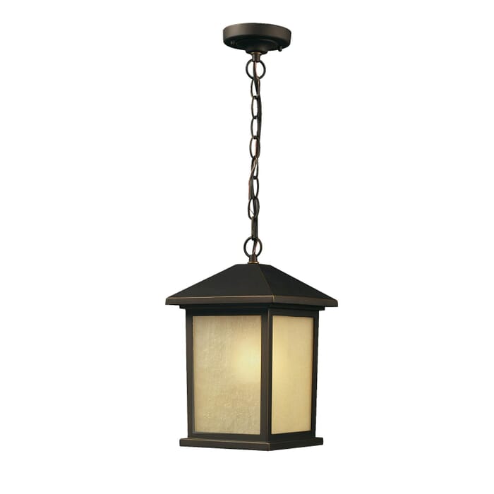 Z-Lite Holbrook 1-Light Outdoor Chain Mount Ceiling Fixture Light In Oil Rubbed Bronze Z-Lite Holbrook 1-Light Outdoor Chain Mount Ceiling Fixture Light In Oil Rubbed Bronze
